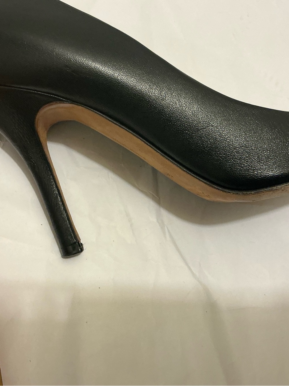 Celine Paris Black Leather Pointed Toe Pumps - Women’s Size 36.5 - Picture 10 of 10